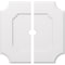 Ekena Millwork Locke Architectural Grade PVC Ceiling Medallion, 38"OD x 3"ID x 22 3/4"C x 1"P, Two-Piece CMP38LE2-03000 - alternate 1